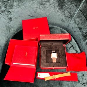 CARTIER SANTOS MEDIUM STEEL